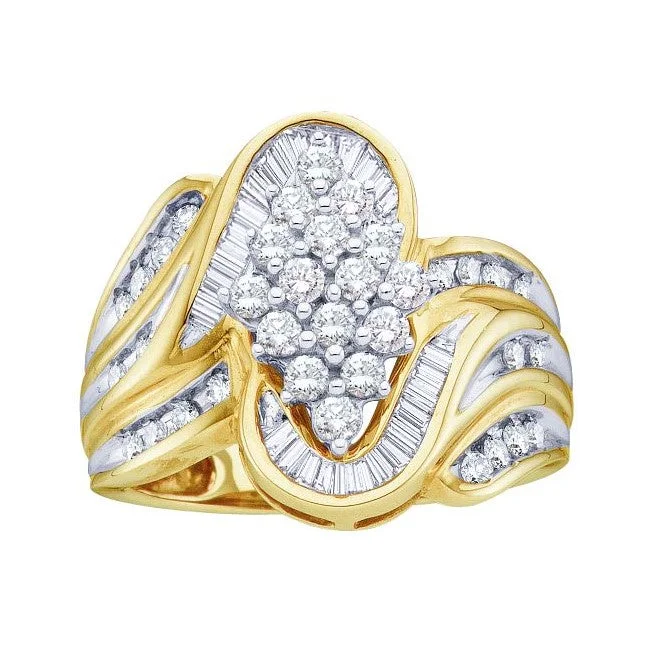 1 CTW Diamond Ring in 10KT Yellow Gold