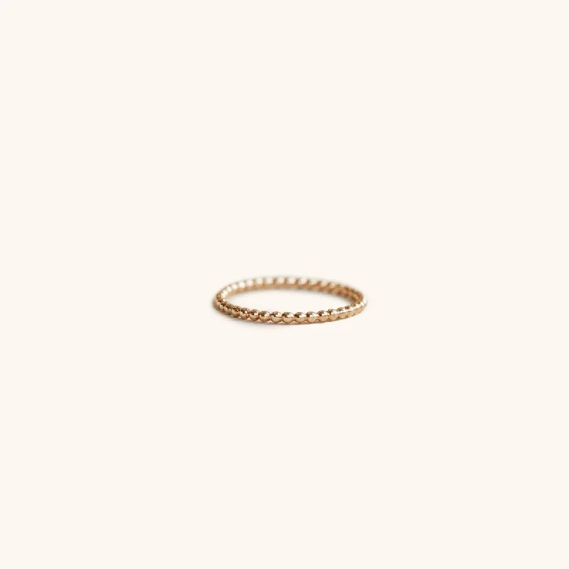 Beaded Stacking Ring