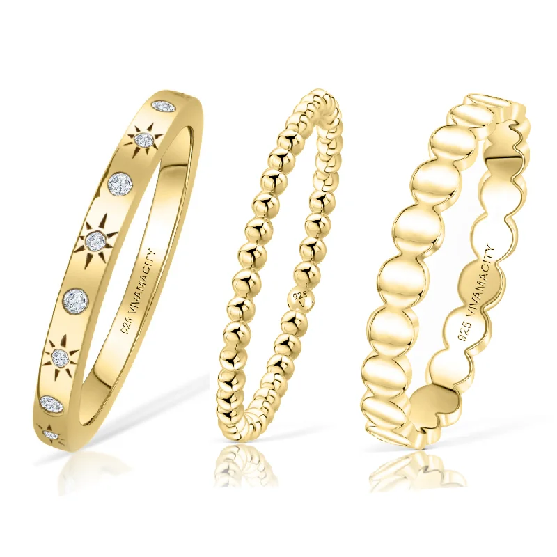 Jewelry Clearance Sale – Final Reductions Celestial Ring Set