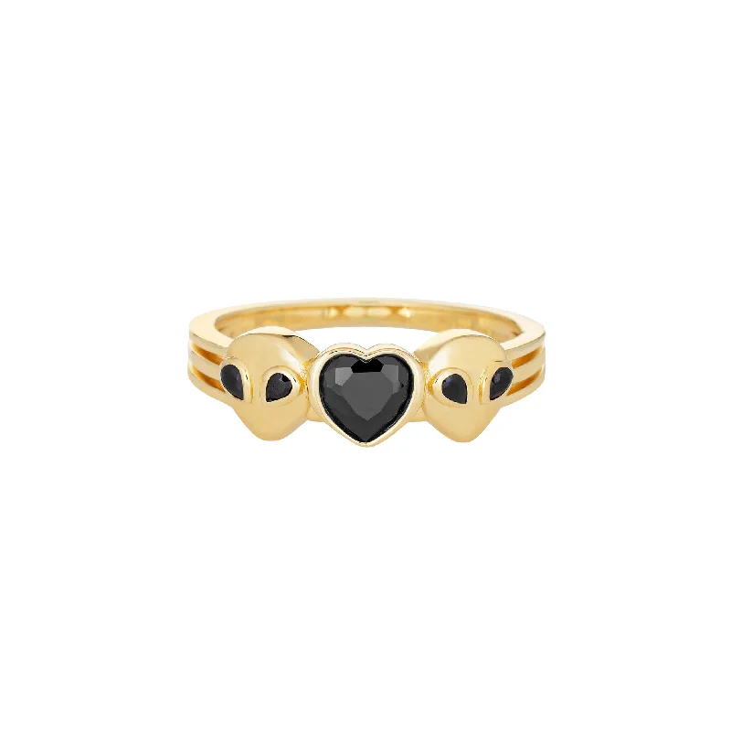 Affordable Luxury Jewelry For Every Occasion Cosmic Love Ring - Black