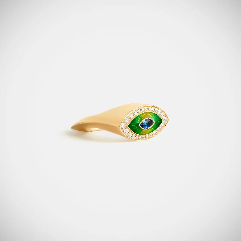 Elegant Jewelry, Affordable Luxury – Shop Now Evil Eye Green ring