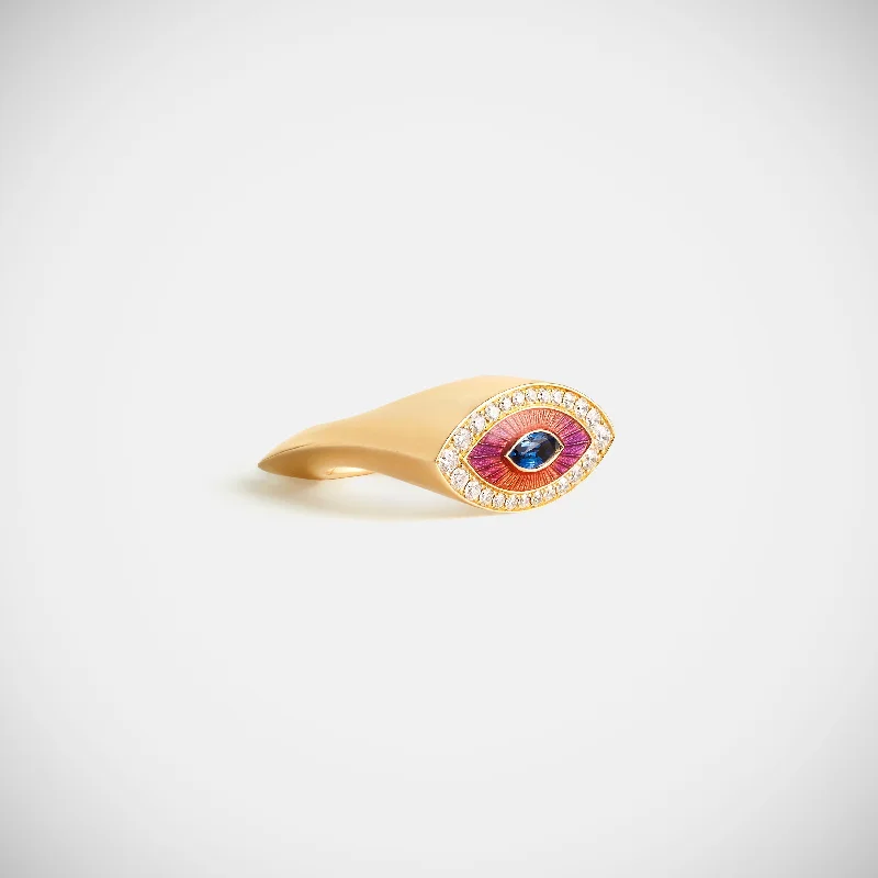 Evil Eye Purple ring