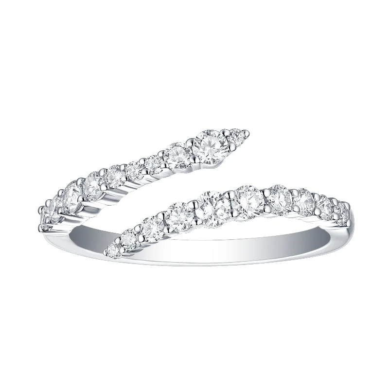 Diamond Bypass Ring