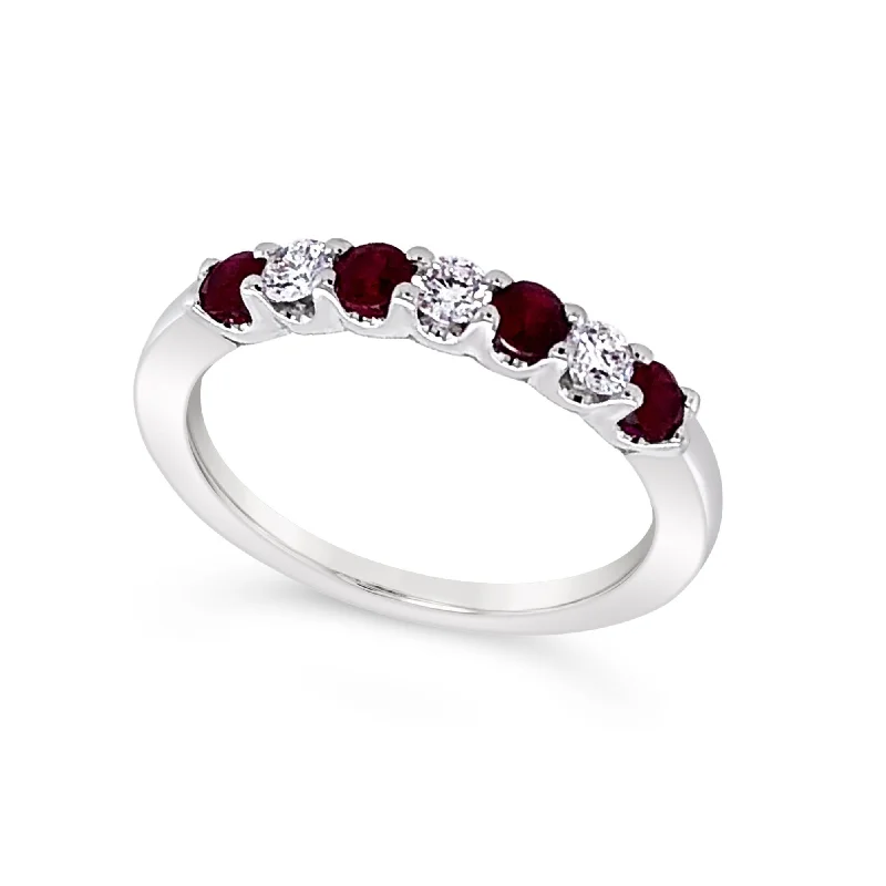 Limited-Stock Jewelry Sale – Once It's Gone, It's Gone Ruby and Diamond Band