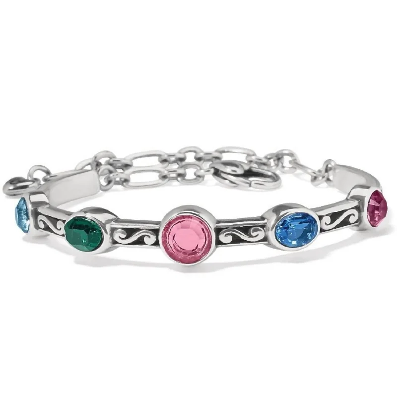 Brighton- Elora Gems Bar Bracelet In Silver