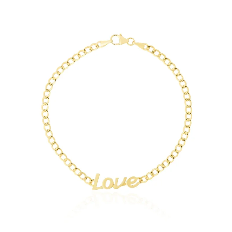 Curb Love Bracelet