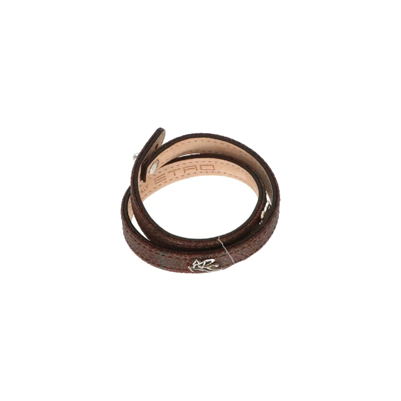 Etro Womens Brown/Gold Bracelet