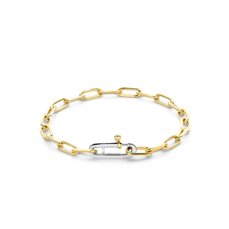 Women's Petite Paperclip Link Bracelet In Gold