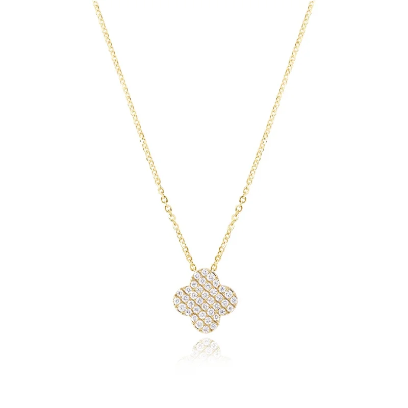 Diamond Clover Necklace