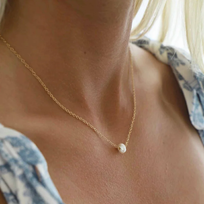 The Pearl Cove Necklace In Gold