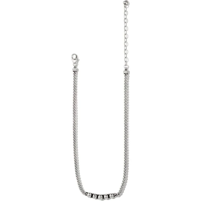 Women's Chain Collar Necklace In Silver