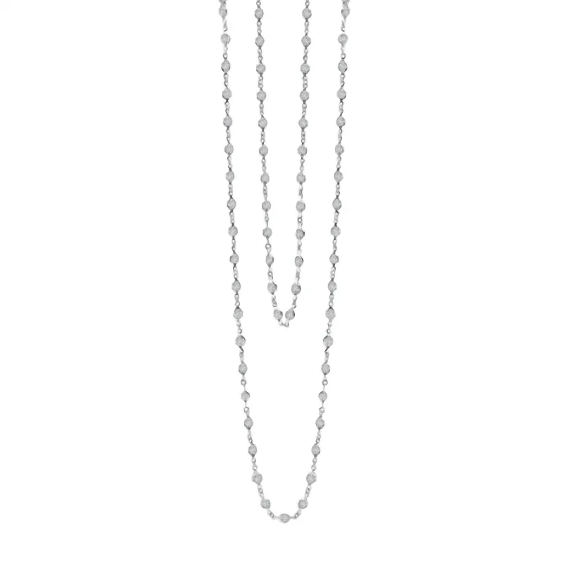 Women's Classic Station Necklace In Silver