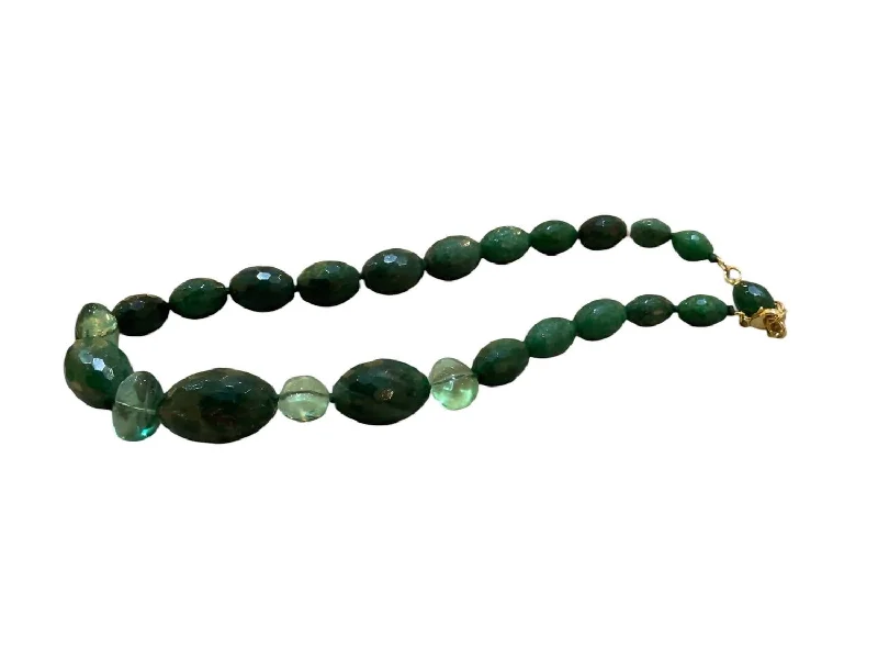 Women's Necklace In Green