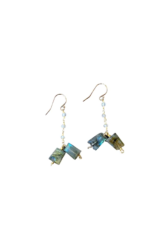 La Jolla Earring in Labradorite