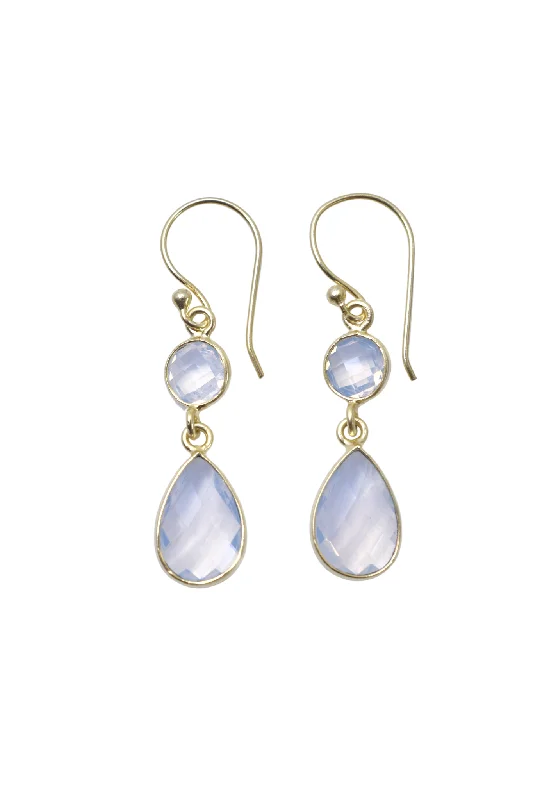 Opalite Pear Drop Earrings