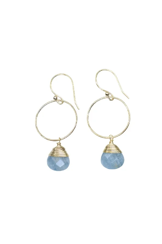 Yuliya Demi Fine Earring in Aquamarine