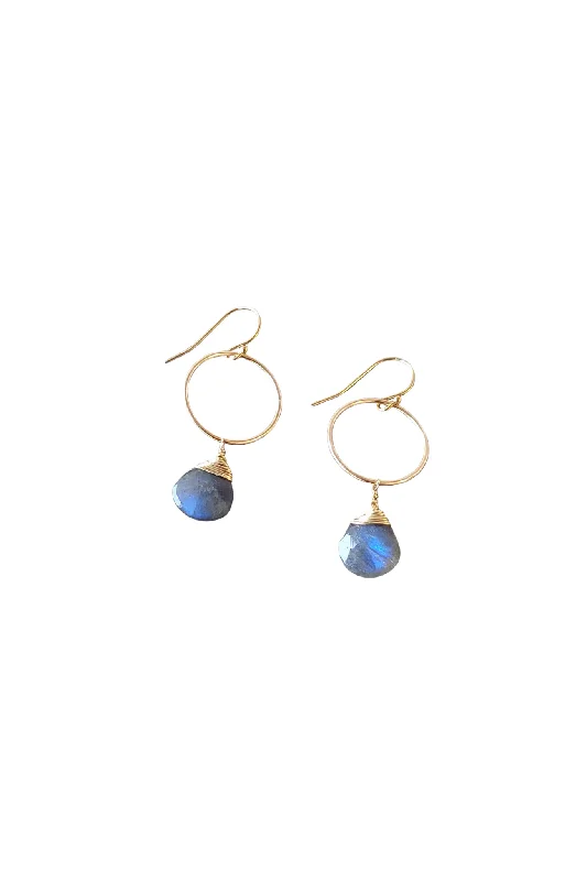 Yuliya Earring in Labradorite