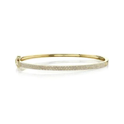 0.52CT DIAMOND PAVE BANGLE