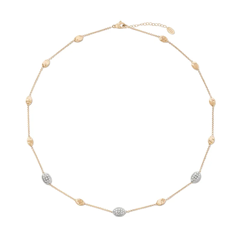 Siviglia Diamond Bean Necklace