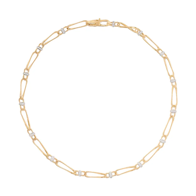 Margo Bicego Diamond Twisted Coil Link Marrakech Onde Necklace