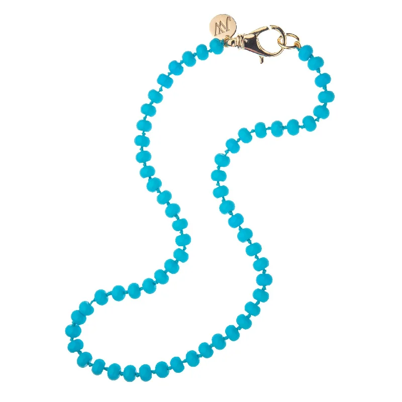 Jane Win Turquoise Beaded Necklace