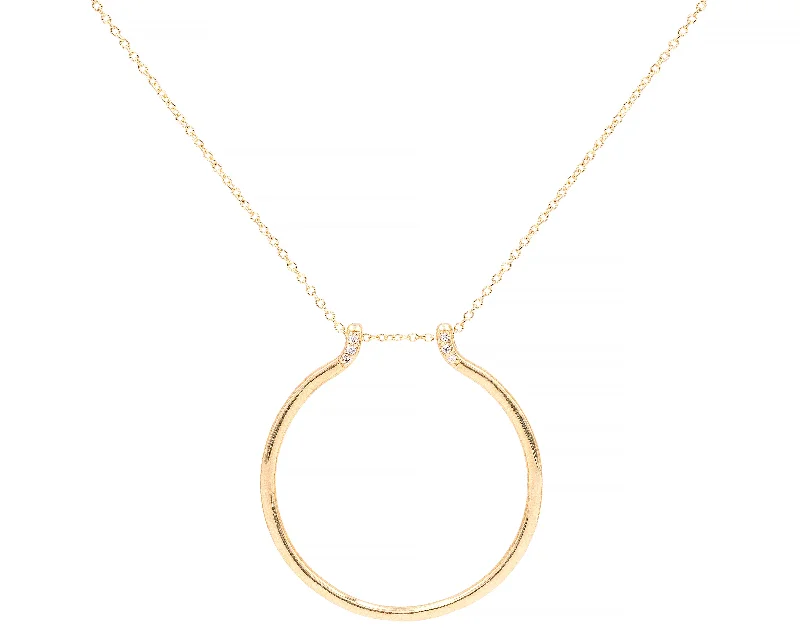 Large Ring Holder Necklace