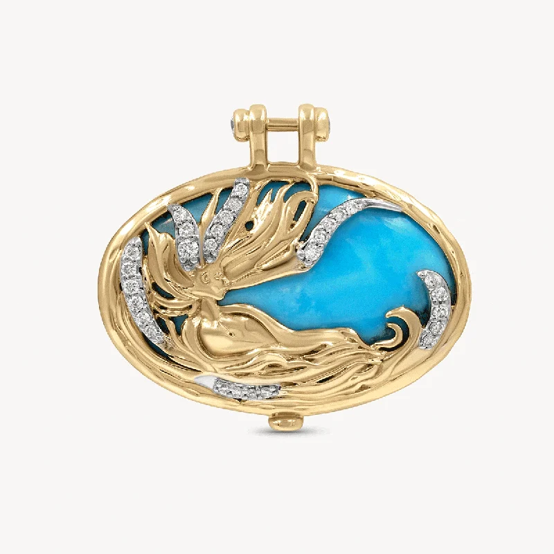 Oval Sea Goddess Pendant