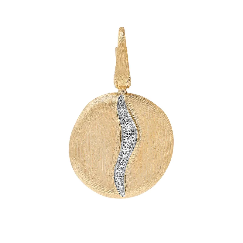 Jaipur Gold Diamond Pavé Pendant