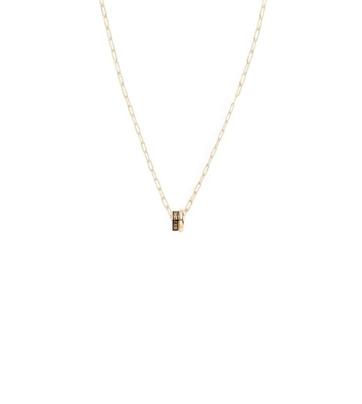 Tenet & Large Gold : Heart Beat Super Fine Clip Chain Necklace