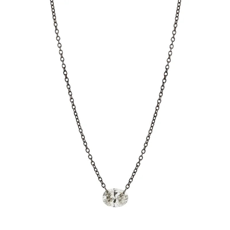 Floating Diamond Necklace