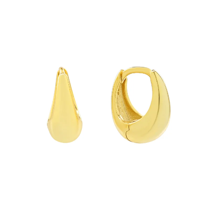 Unique Jewelry Designs Now At Discounted Rates Elongated Nugget Huggies
