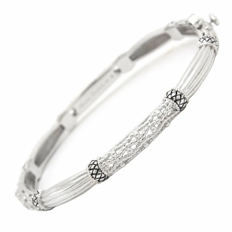 Andrea Candela- Fleur DIs Lis SS Bangle - La Corona Collection