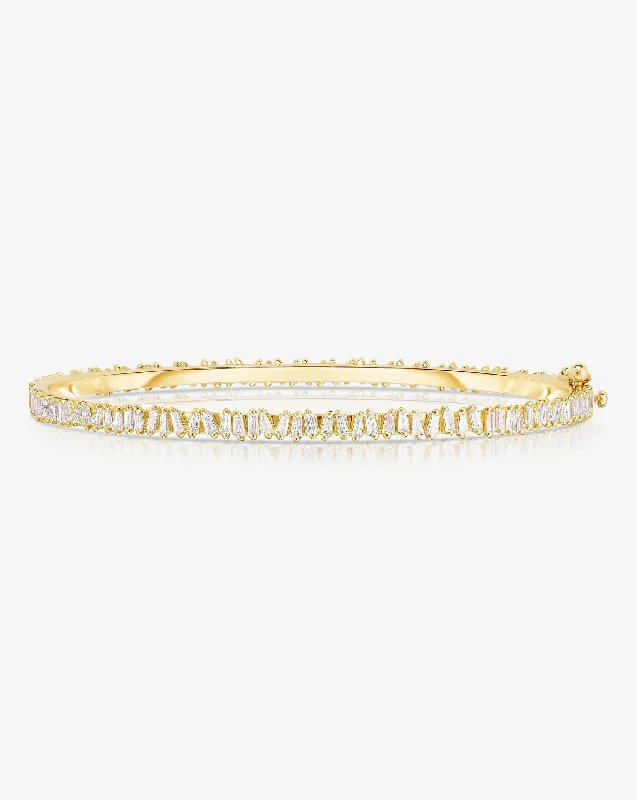 Baguette Ridge Bangle