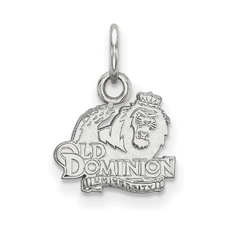 10k White Gold Old Dominion U. XS (Tiny) Charm or Pendant