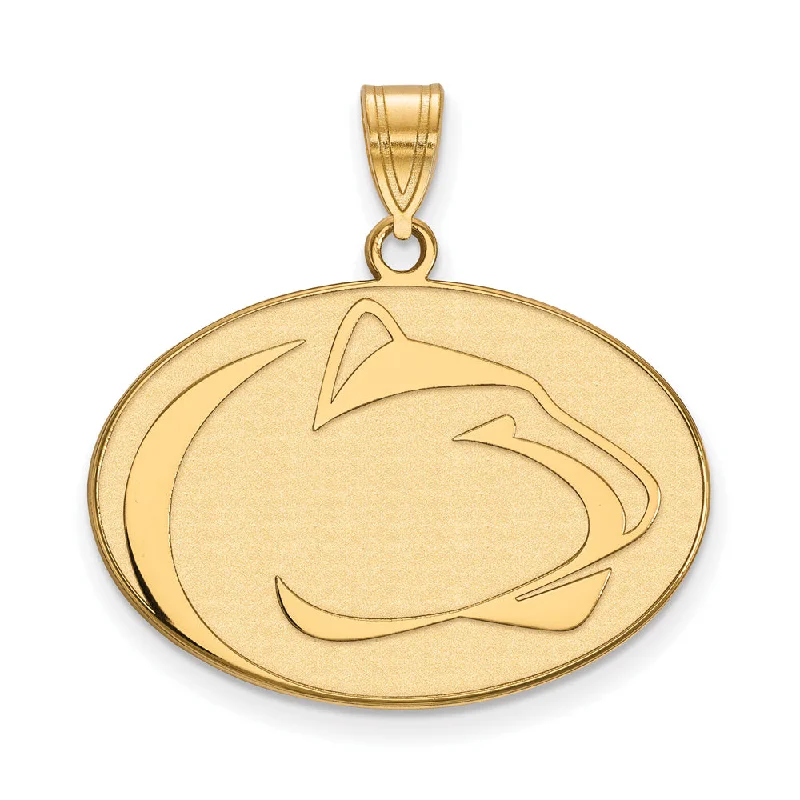 10k Yellow Gold Penn State Large Pendant