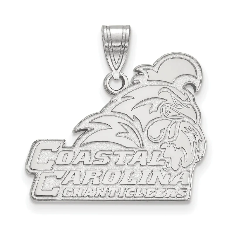 Sterling Silver Coastal Carolina U Large Pendant