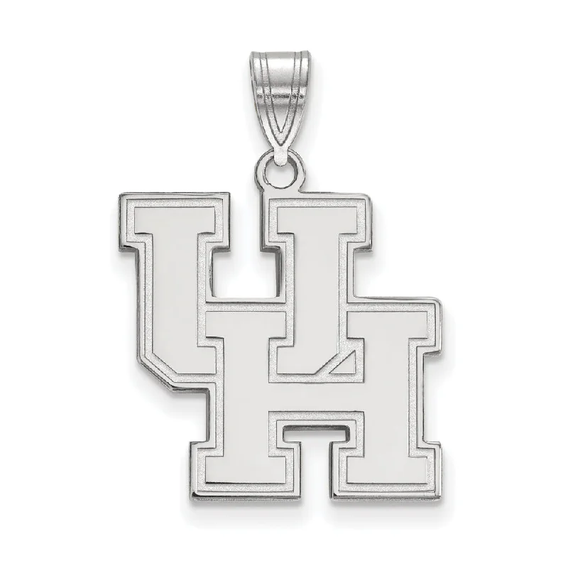 Sterling Silver U. of Houston Large Pendant