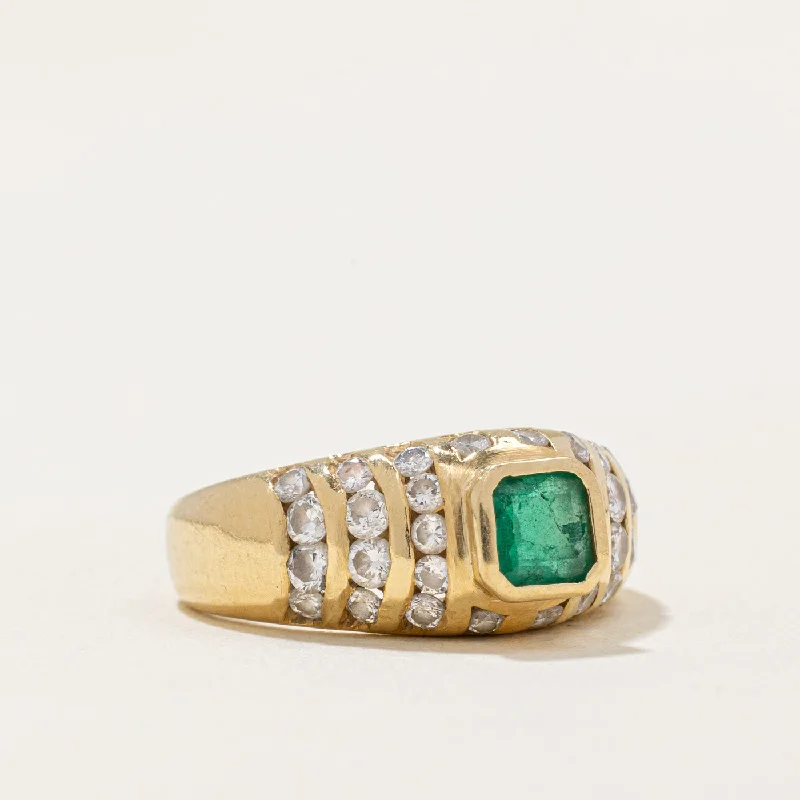 Limited-Stock Jewelry Sale – Shop Before It's Gone Diamond & Emerald Ring | 0.67ctw, 0.28ct | SZ 4.25 |