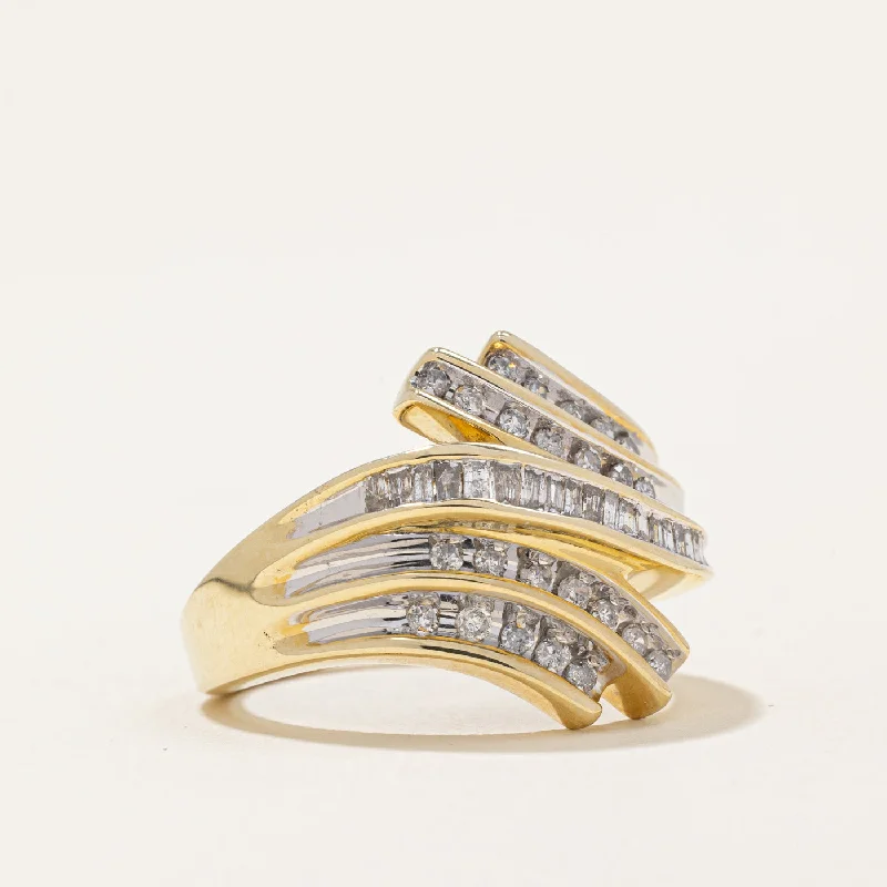 Everyday Jewelry Essentials Now On Sale Diamond Waterfall Ring | 0.64ctw | SZ 6.75 |