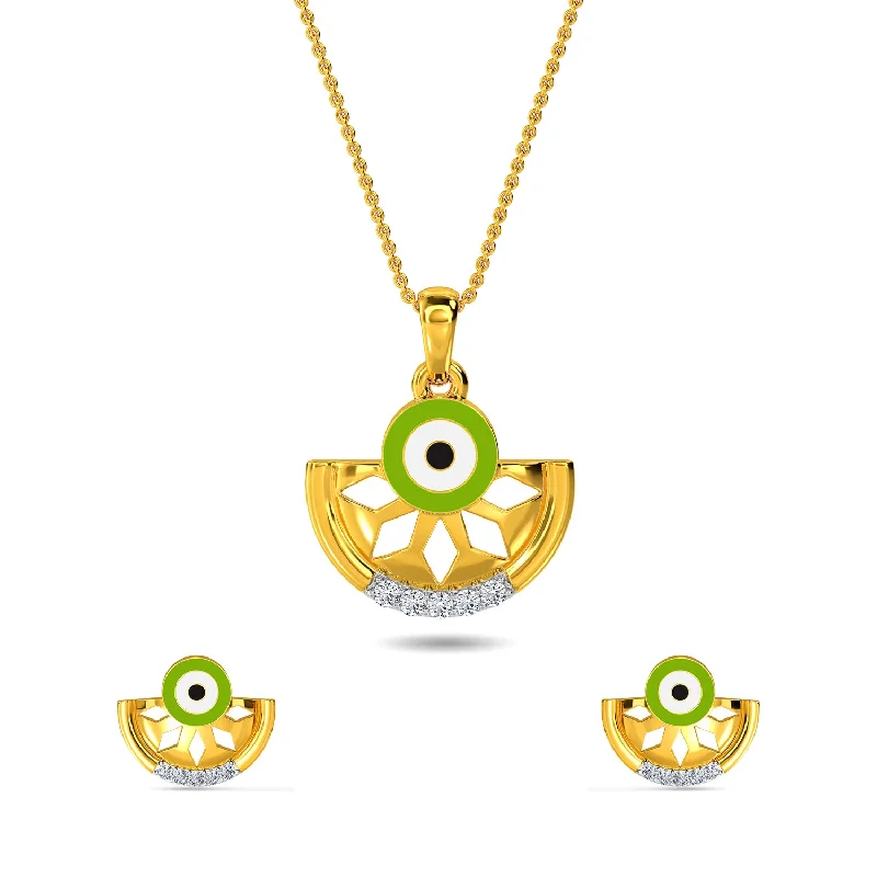 Premium Jewelry, Premium Discounts – Act Fast Elvan Evil Eye Pendant Set