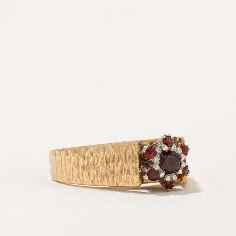 Timeless Jewelry At Special Discount Rates Garnet Cocktail Ring | 0.25ctw | SZ 5.5 |